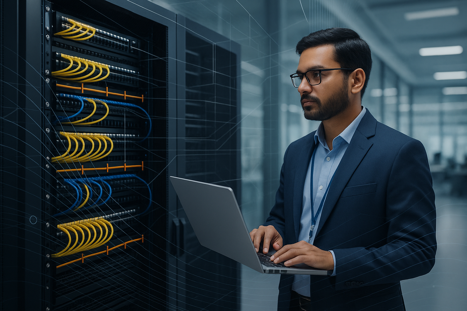 Structured Cabling and Rack Setup in Hyderabad