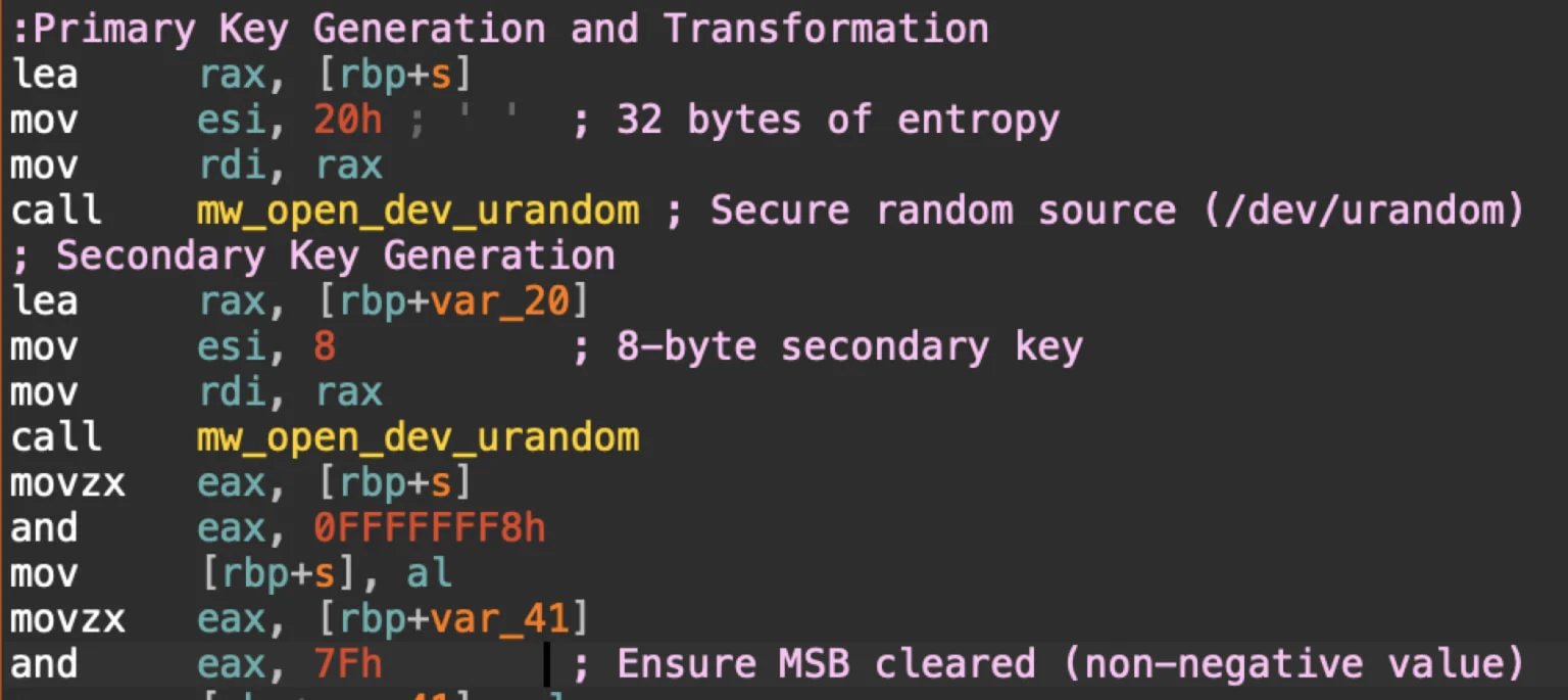 RansomHouse Enhances Encryption with Multi-Tiered Data Handling 9 Mario generating the two keys