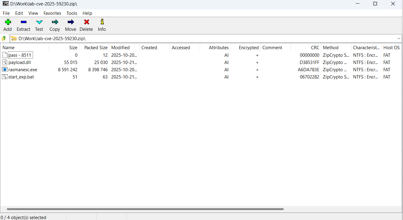 WebRAT Malware Dispersed Through Phony Vulnerability Exploits on GitHub 10 Contents of the archive